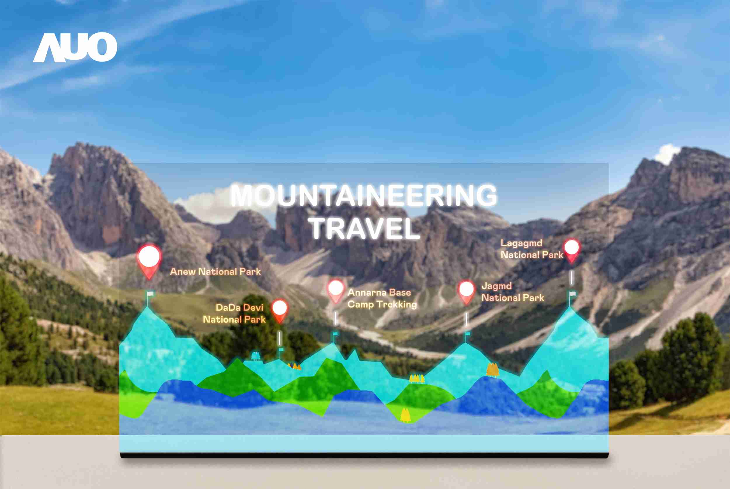 优游UB8展示全球单片尺寸最大(*)42吋透明Micro LED显示器拼接而成的〝64吋透明Micro LED显示器〞，，，，具备高透明度、、、1,000 nits高亮度、、、、广色域、、、、采用三边无边框的无缝拼接等多重特色，，呈现超高清、、、、细腻画质而不遮挡后方视觉，，，满足层峰需求，，，可广泛运用于零售、、、艺术展览或商业空间等场域